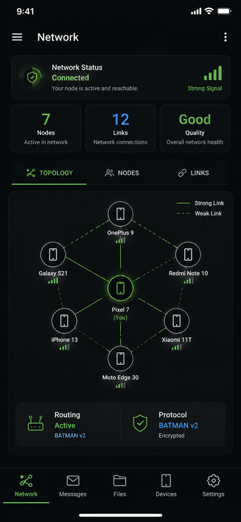 RezvanMesh network interface
